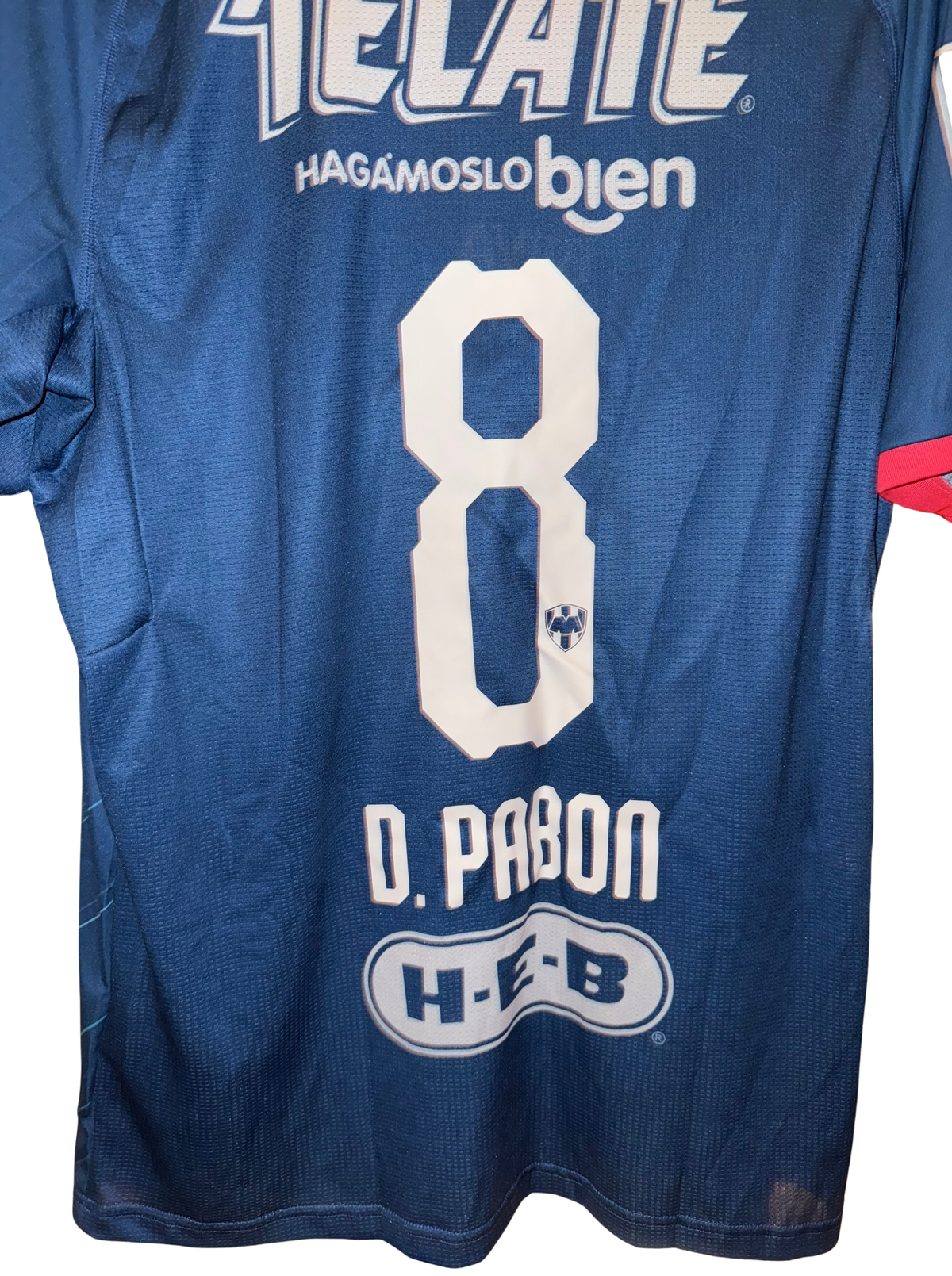 Rayados de Monterrey 2018-2019 Visita Versión Jugador D. Pabon 8 - L