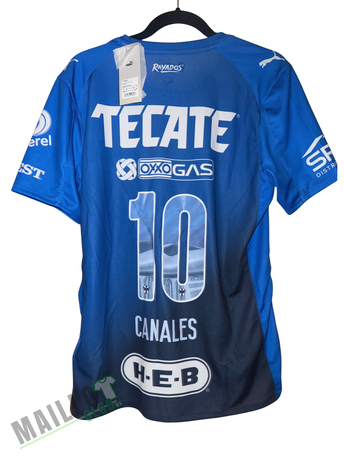 Rayados de Monterrey 2025-2026 Tercera Canales 10 - M
