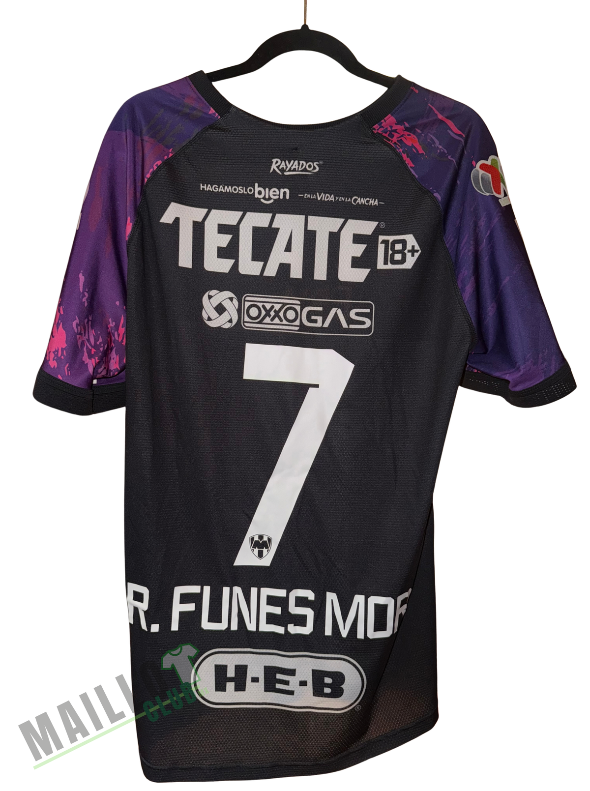 Rayados de Monterrey 2022-2023 Tercera Versión Jugador R. Funes Mori 7 - XL