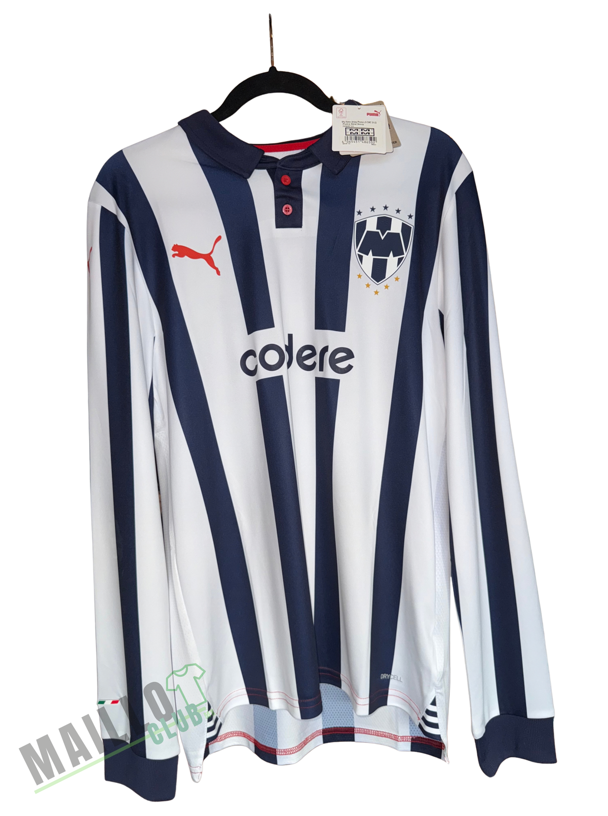 Rayados de Monterrey Mundial de Clubes 2021 Local Versión Jugador Manga Larga - M