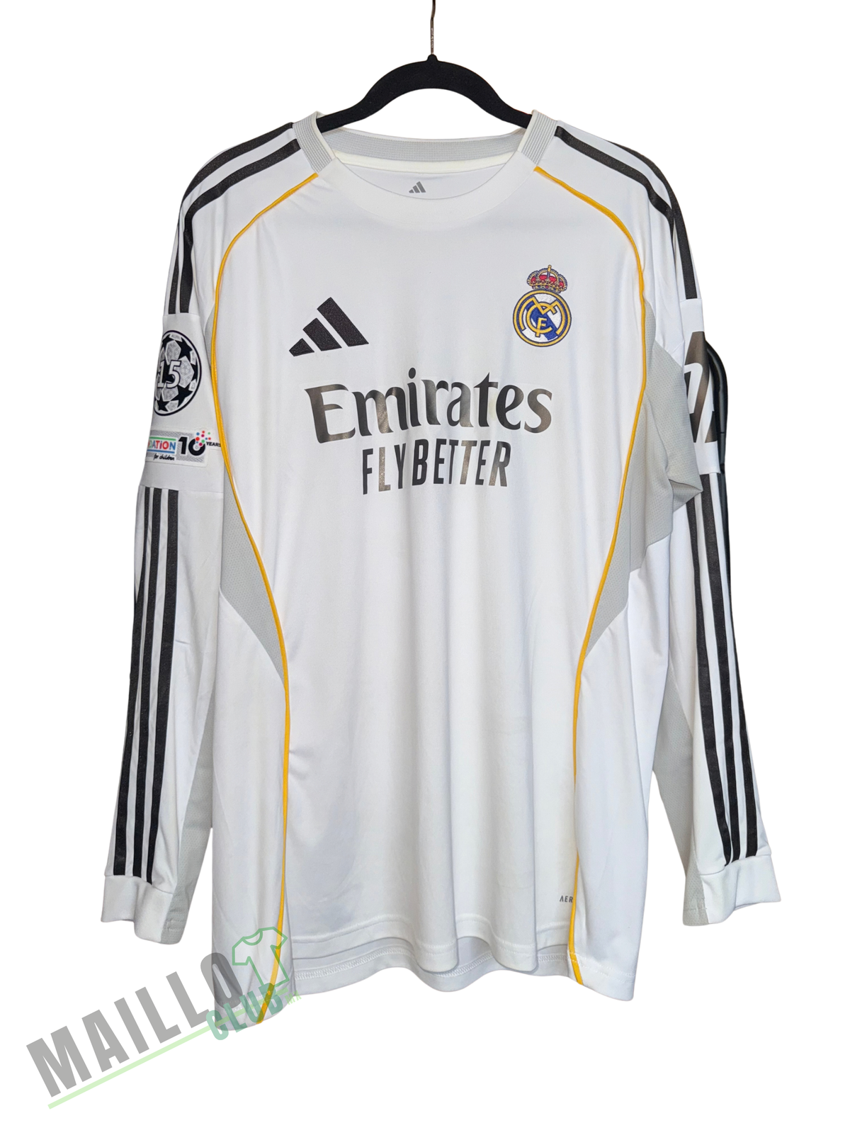 Real Madrid 2025-2026 Local Manga Larga Mbappé 10 - L