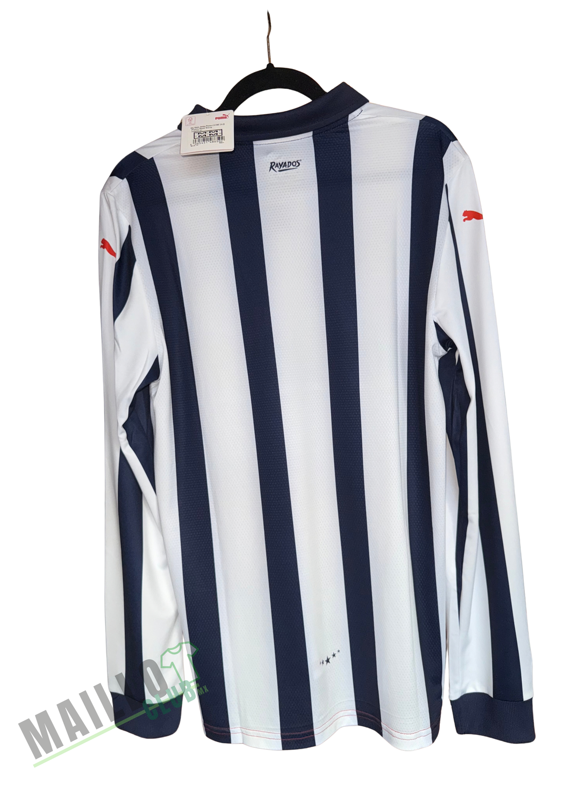 Rayados de Monterrey Mundial de Clubes 2021 Local Versión Jugador Manga Larga - M