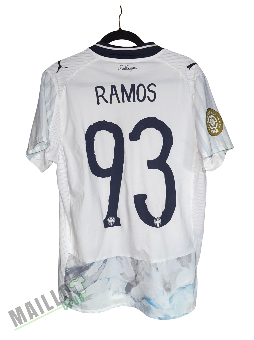 Rayados de Monterrey Mundial de Clubes 2025 Visita Versión Jugador Ramos 93 - M