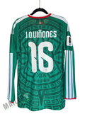 México 2026 Local Versión Jugador Manga Larga J. Quiñones 16 - M