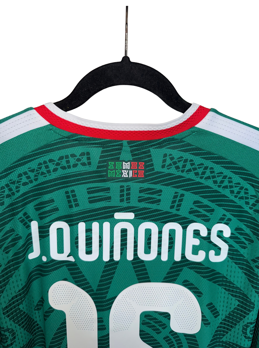México 2026 Local Versión Jugador Manga Larga J. Quiñones 16 - M