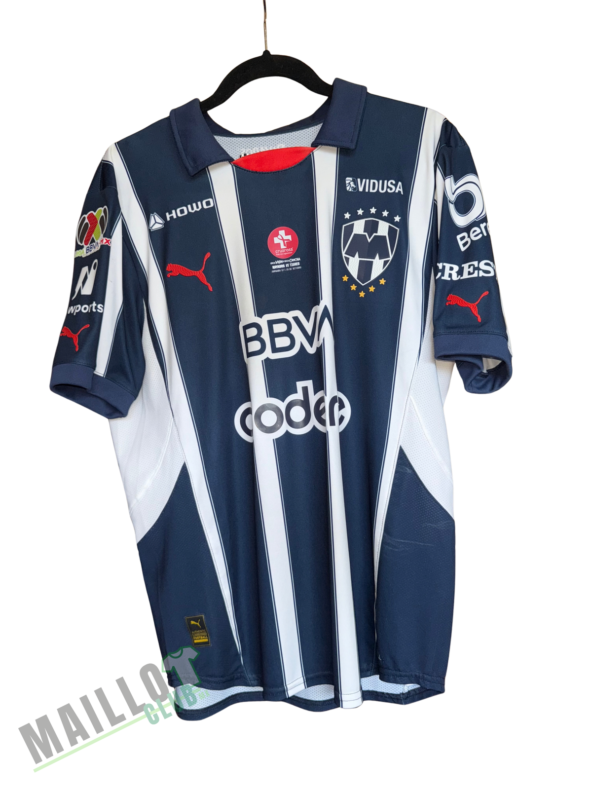Rayados de Monterrey 2024-2025 Local Utilería Canales 10 - M