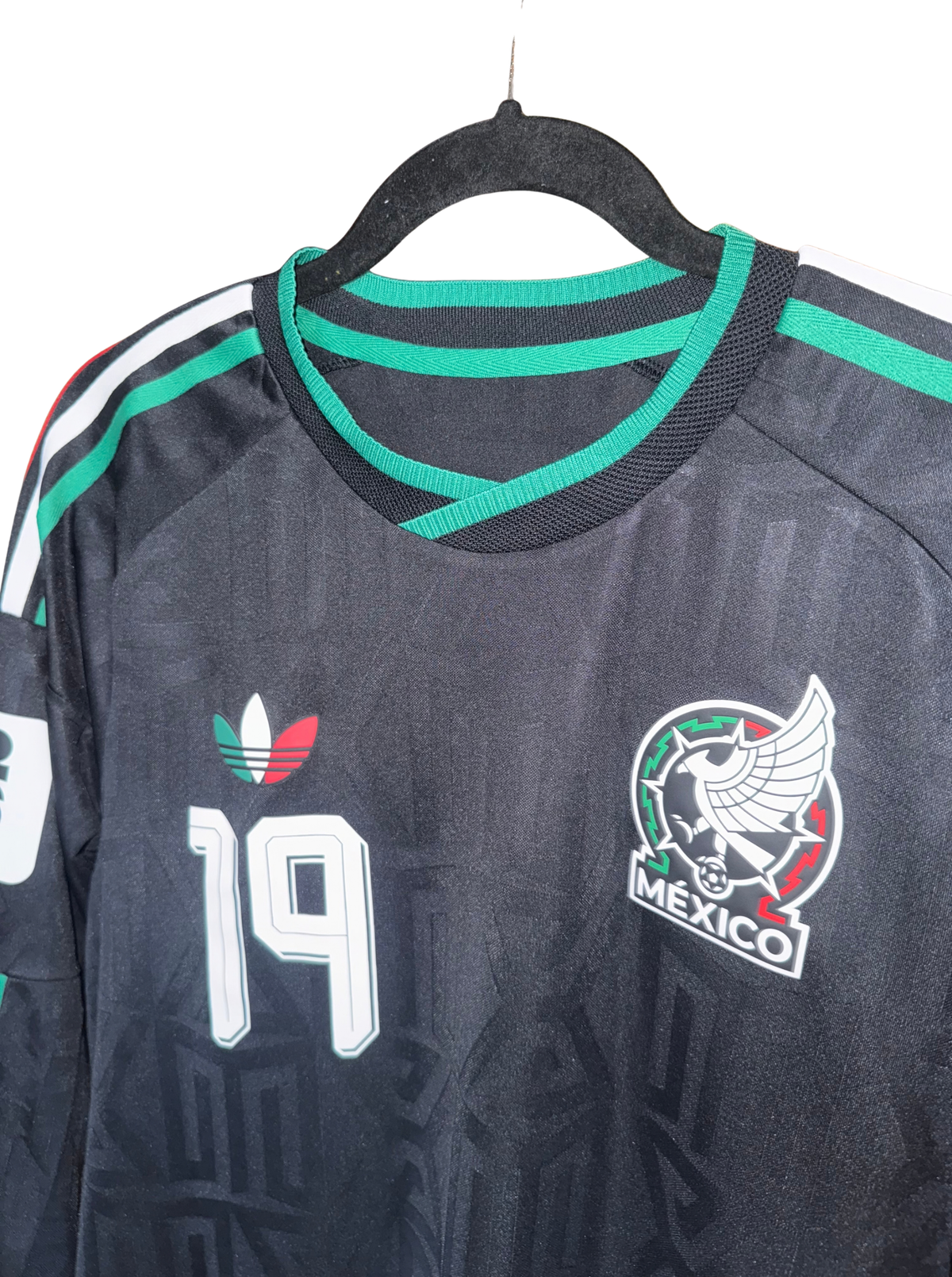 México 2026 Tercera Versión Jugador Manga Larga G. Mora 19 - M