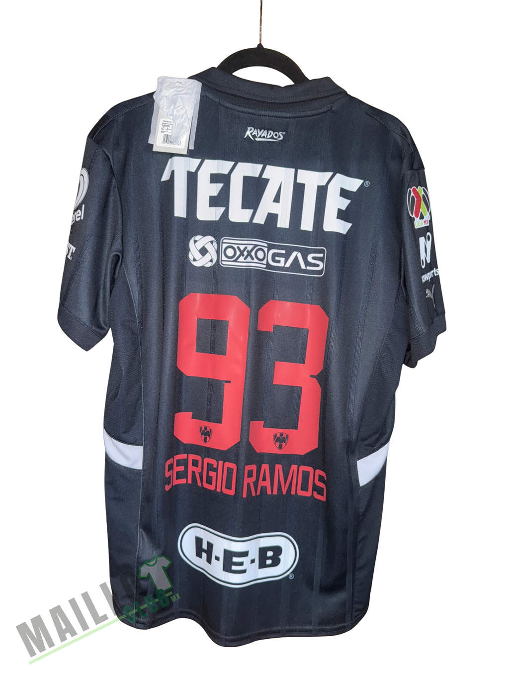 Rayados de Monterrey 2024-2025 Tercera Versión Jugador Sergio Ramos 93 - L