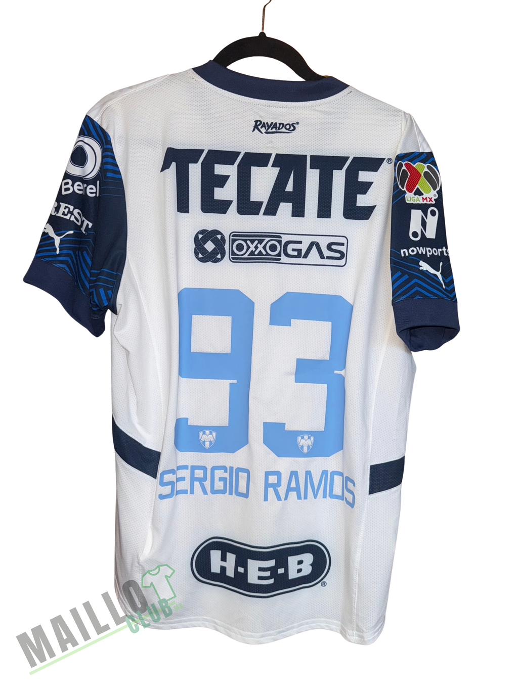 Rayados de Monterrey 2024-2025 Visita Versión Jugador Sergio Ramos 93 - M