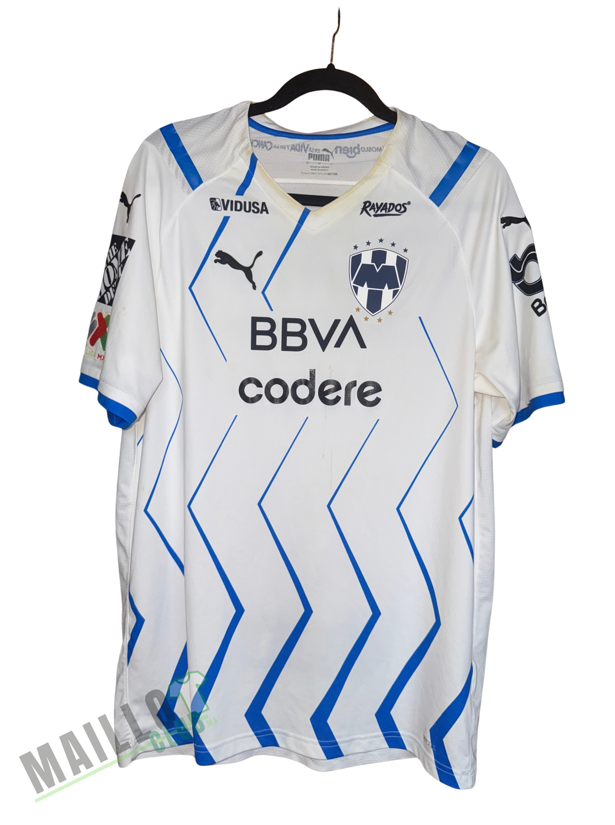 Rayados de Monterrey 2021-2022 Visita Versión Jugador M. Meza 11 - L