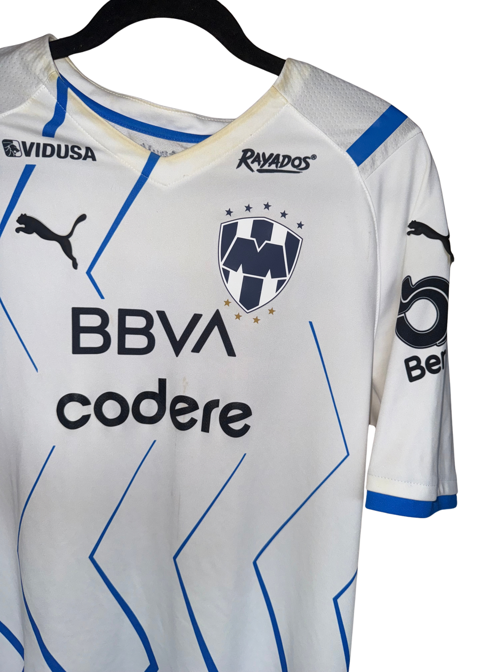 Rayados de Monterrey 2021-2022 Visita Versión Jugador M. Meza 11 - L