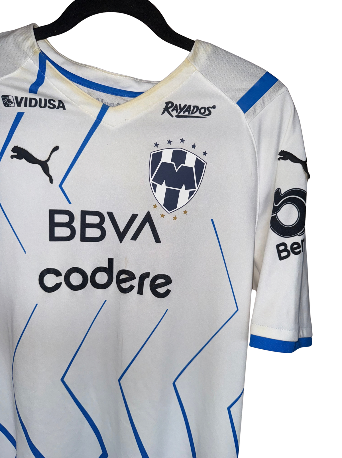 Rayados de Monterrey 2021-2022 Visita Versión Jugador M. Meza 11 - L