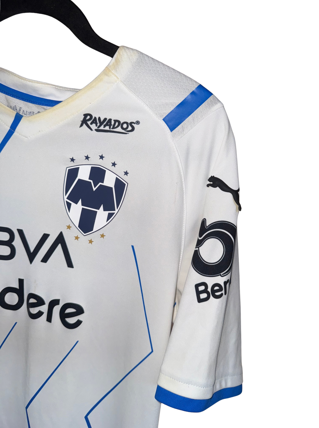 Rayados de Monterrey 2021-2022 Visita Versión Jugador M. Meza 11 - L