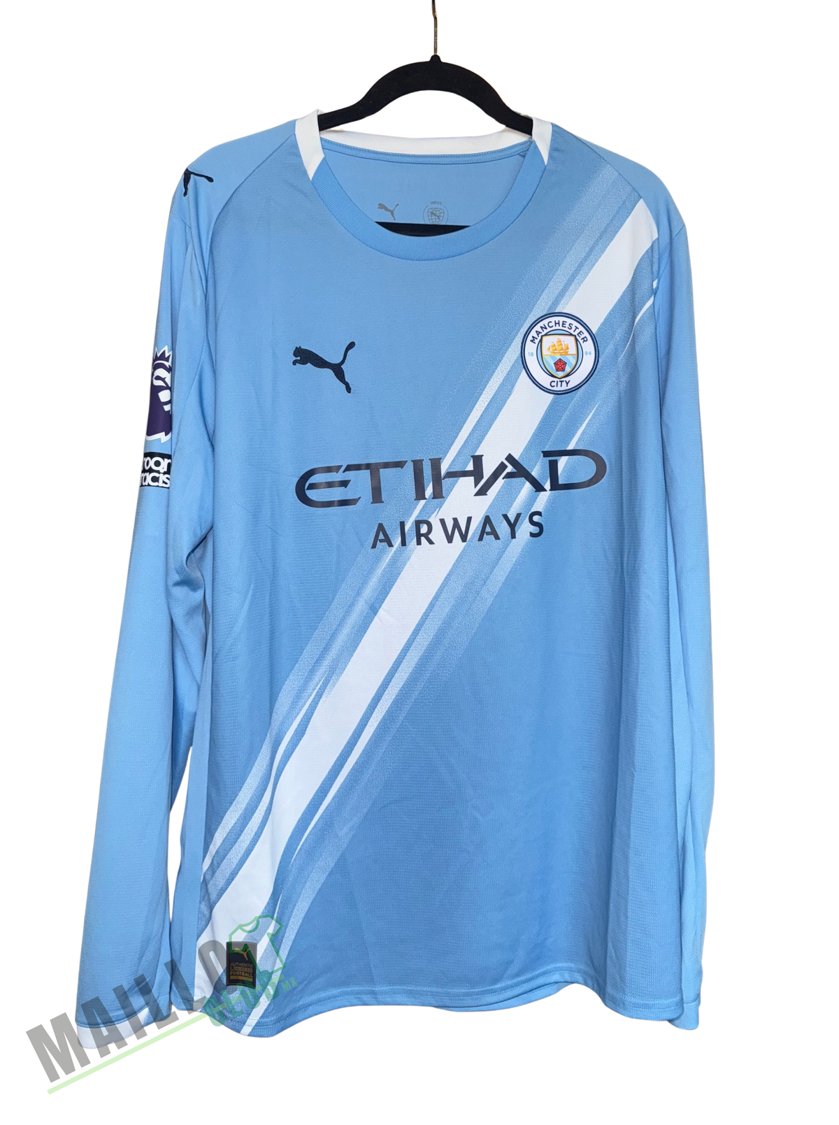Manchester City 2025-2026 Local Manga Larga Haaland 9 - XL