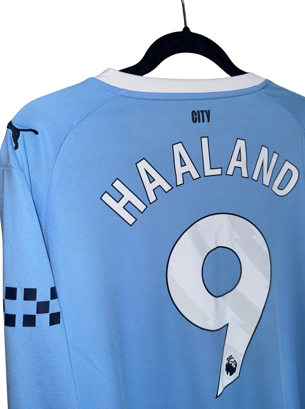 Manchester City 2025-2026 Local Manga Larga Haaland 9 - XL