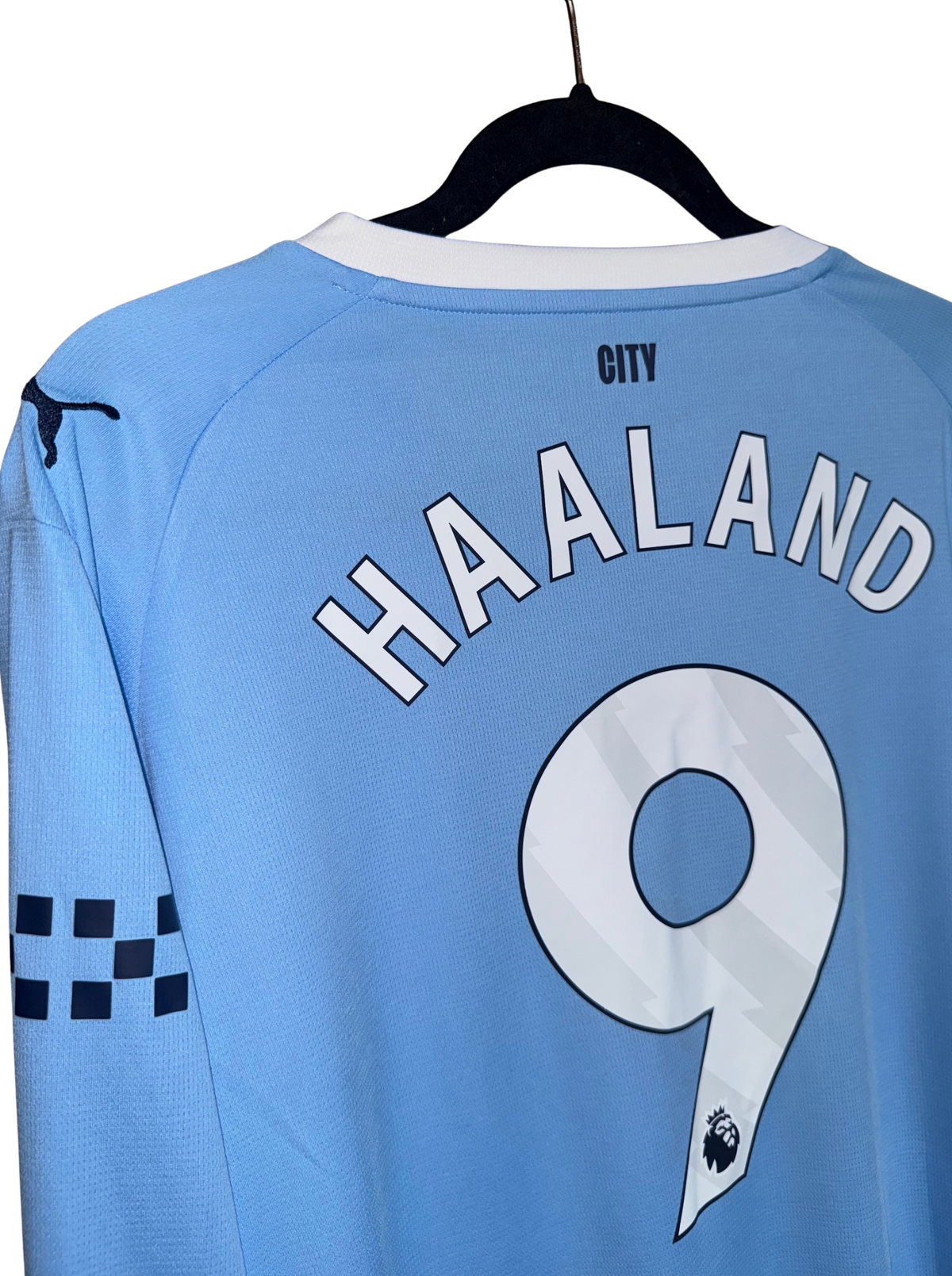 Manchester City 2025-2026 Local Manga Larga Haaland 9 - XL