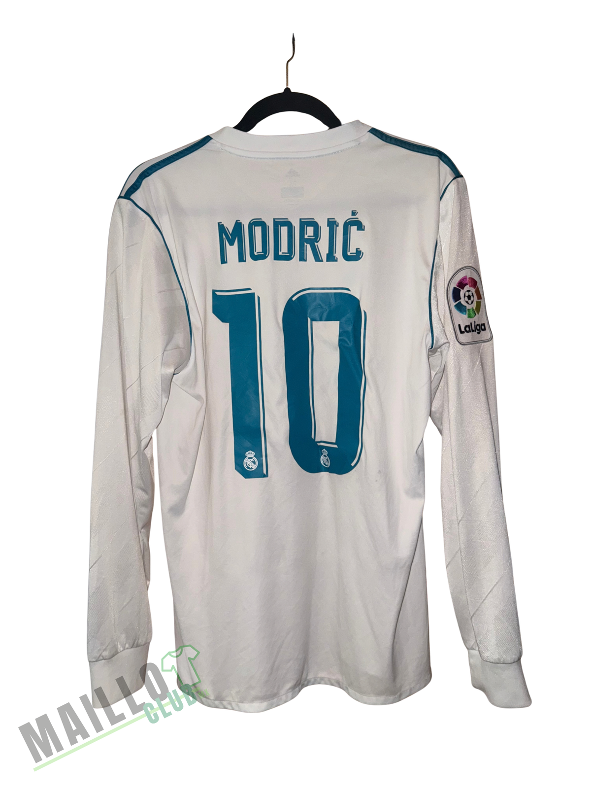 Real Madrid 2017-2018 Local Manga Larga Modrić 10 - M