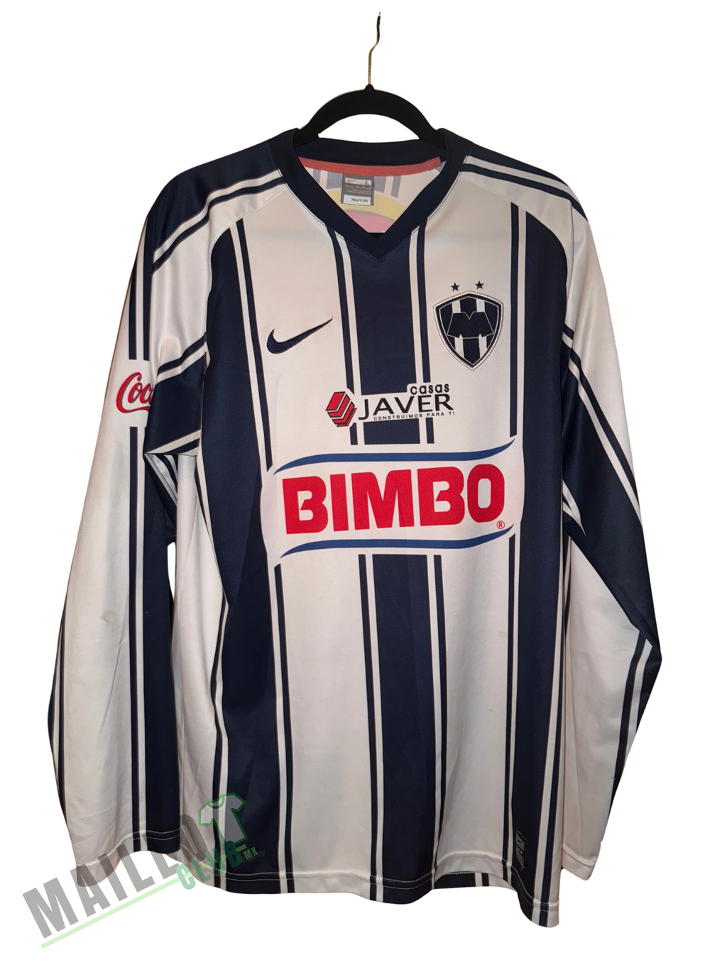 Rayados de Monterrey 2008-2009 Local Manga Larga - L
