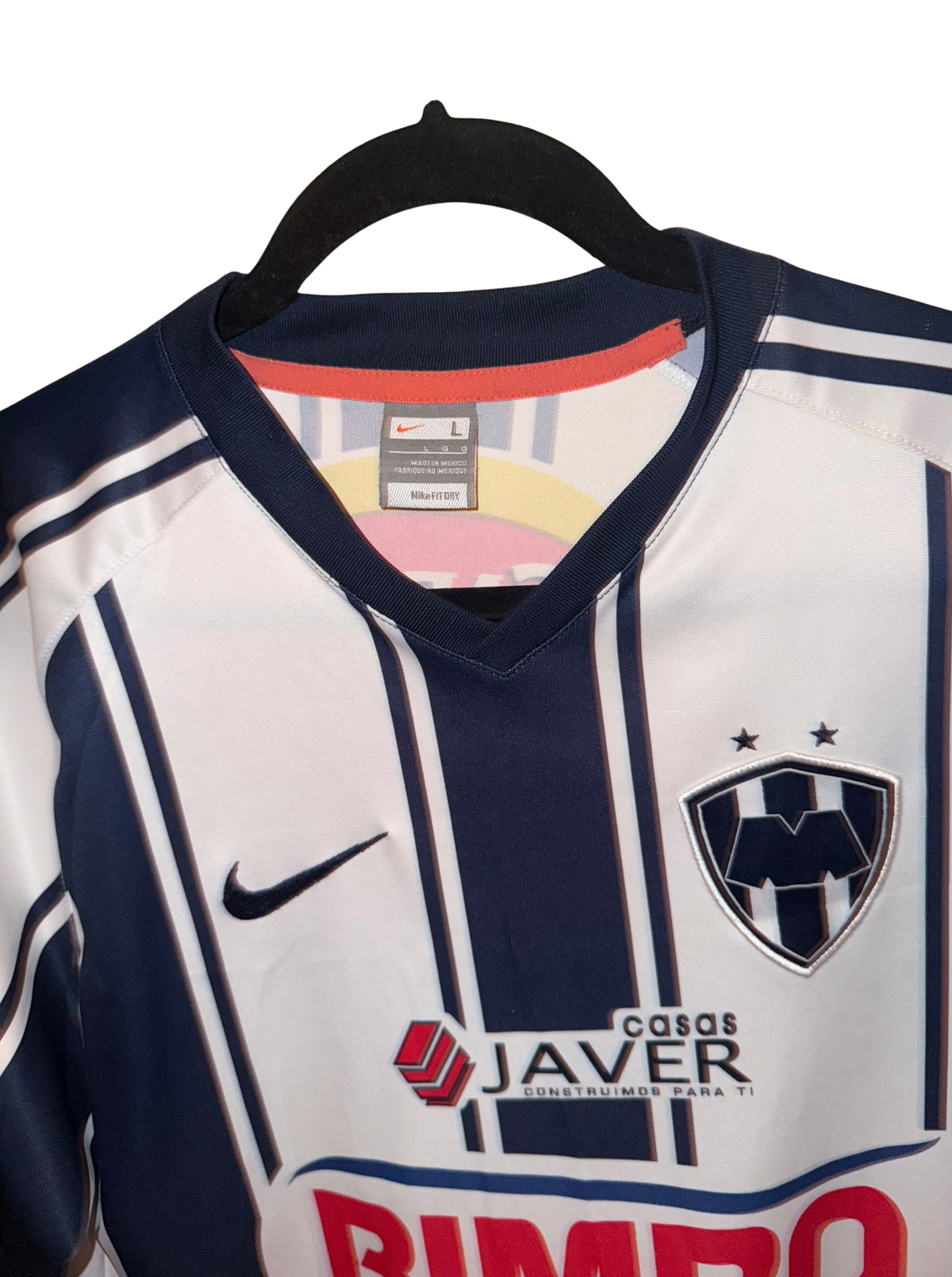 Rayados de Monterrey 2008-2009 Local Manga Larga - L